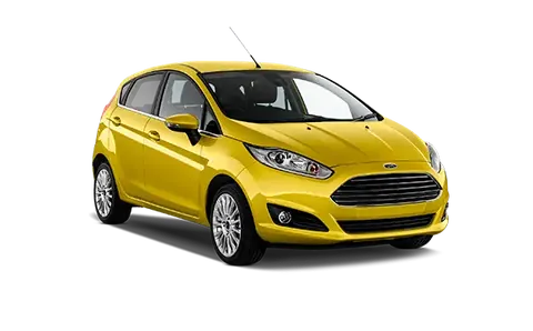 Gürcistan'da Kırmızı Ford Fiesta Kiralama