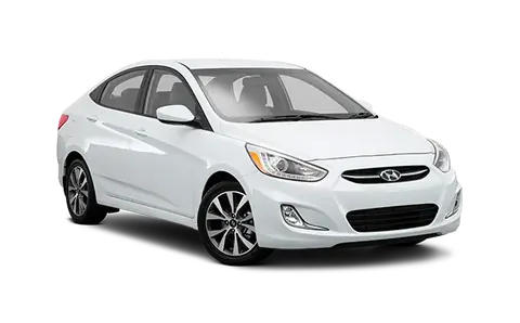 Gürcistan'da Kırmızı Hyundai Accent Kiralama