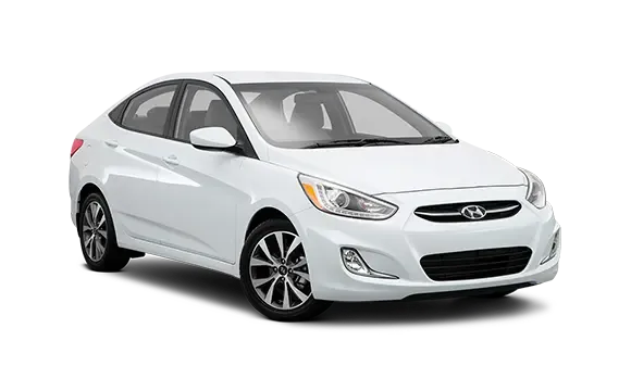 Red Hyundai Accent rental in Georgia