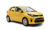 Yellow Kia Picanto rental in Georgia