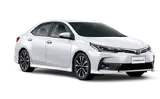 White Toyota Corolla rental in Georgia